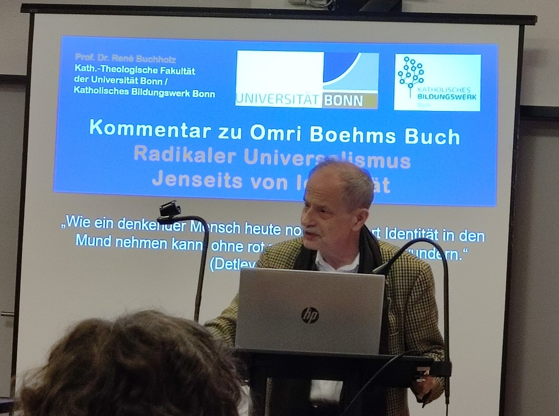 "Niemand hat das Recht, blind zu gehorchen" - Vortragsveranstaltung mit Professer René Buchholz 